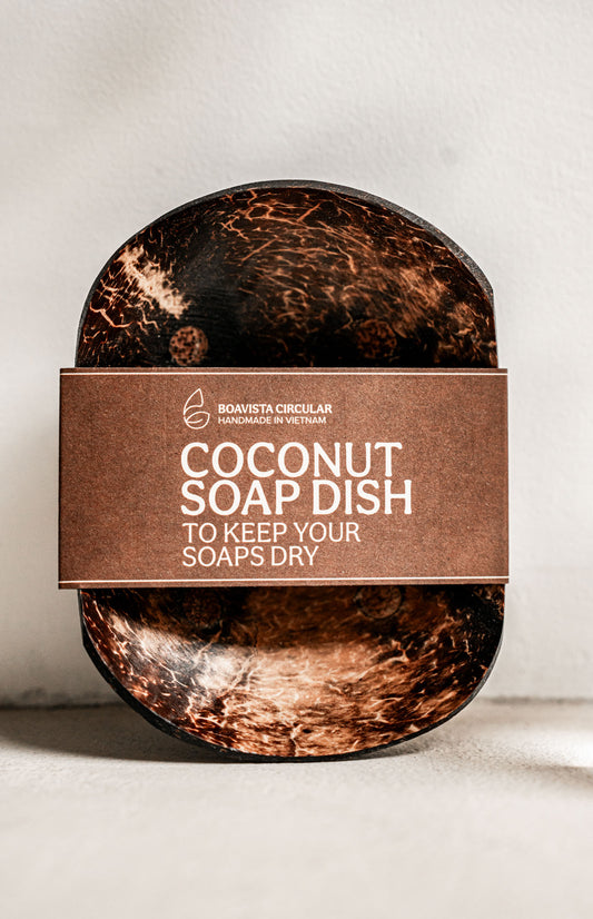 Zeepschaaltje van kokosnoot | Zeepcontainer