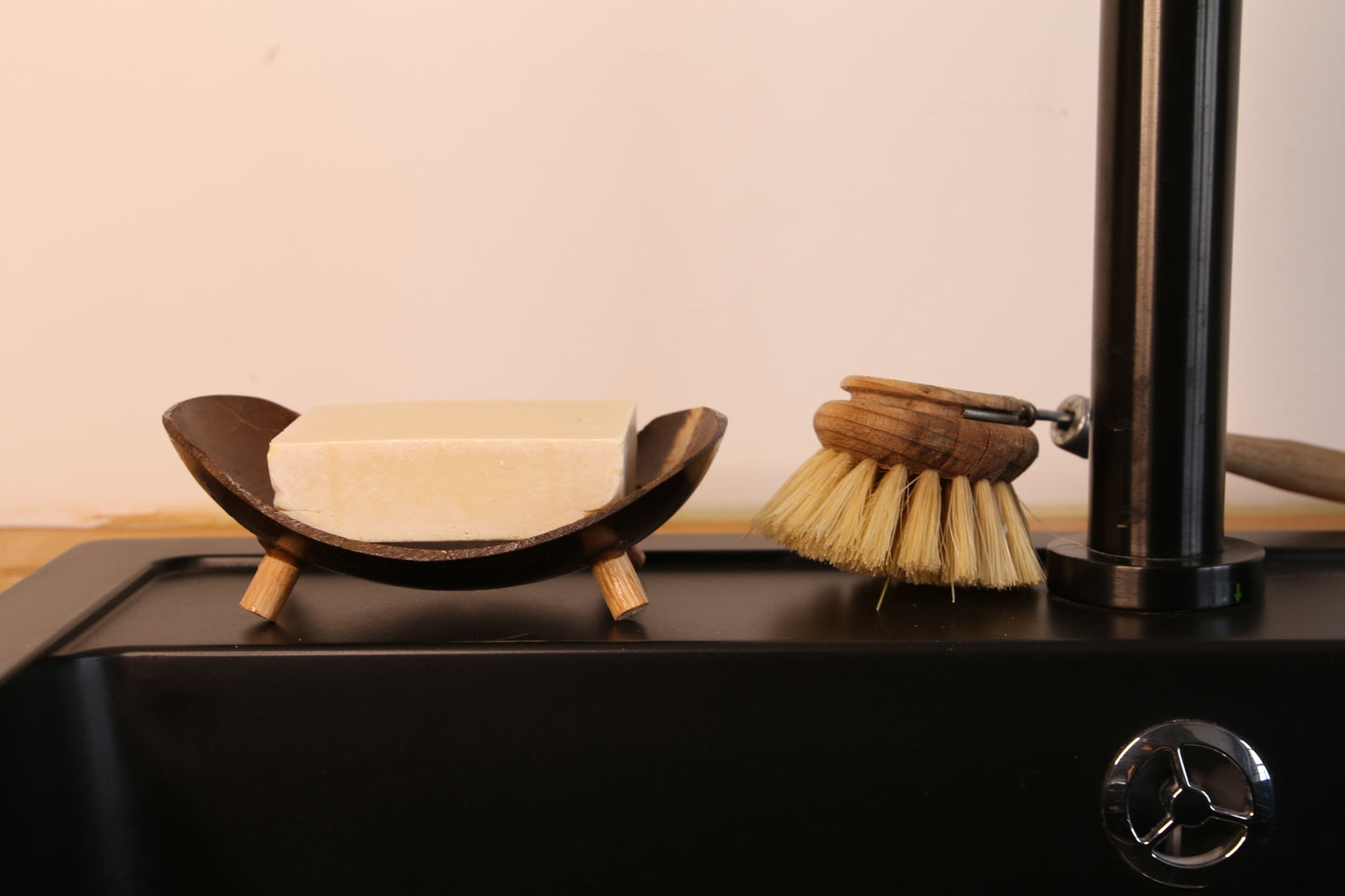 Coconut shell soap dish | Soap container